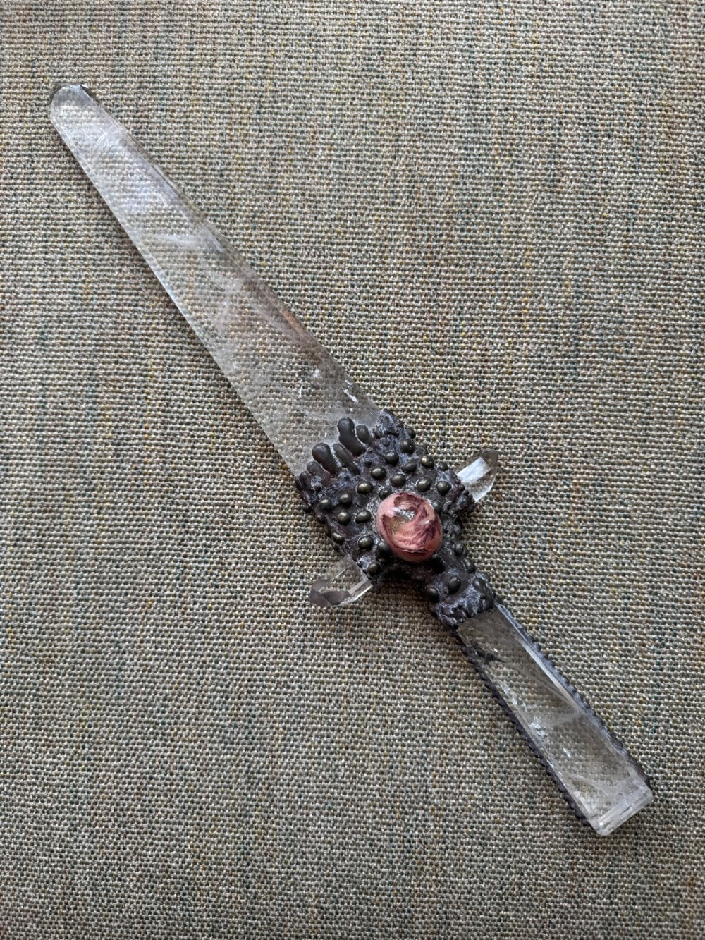 Magical quartz athame